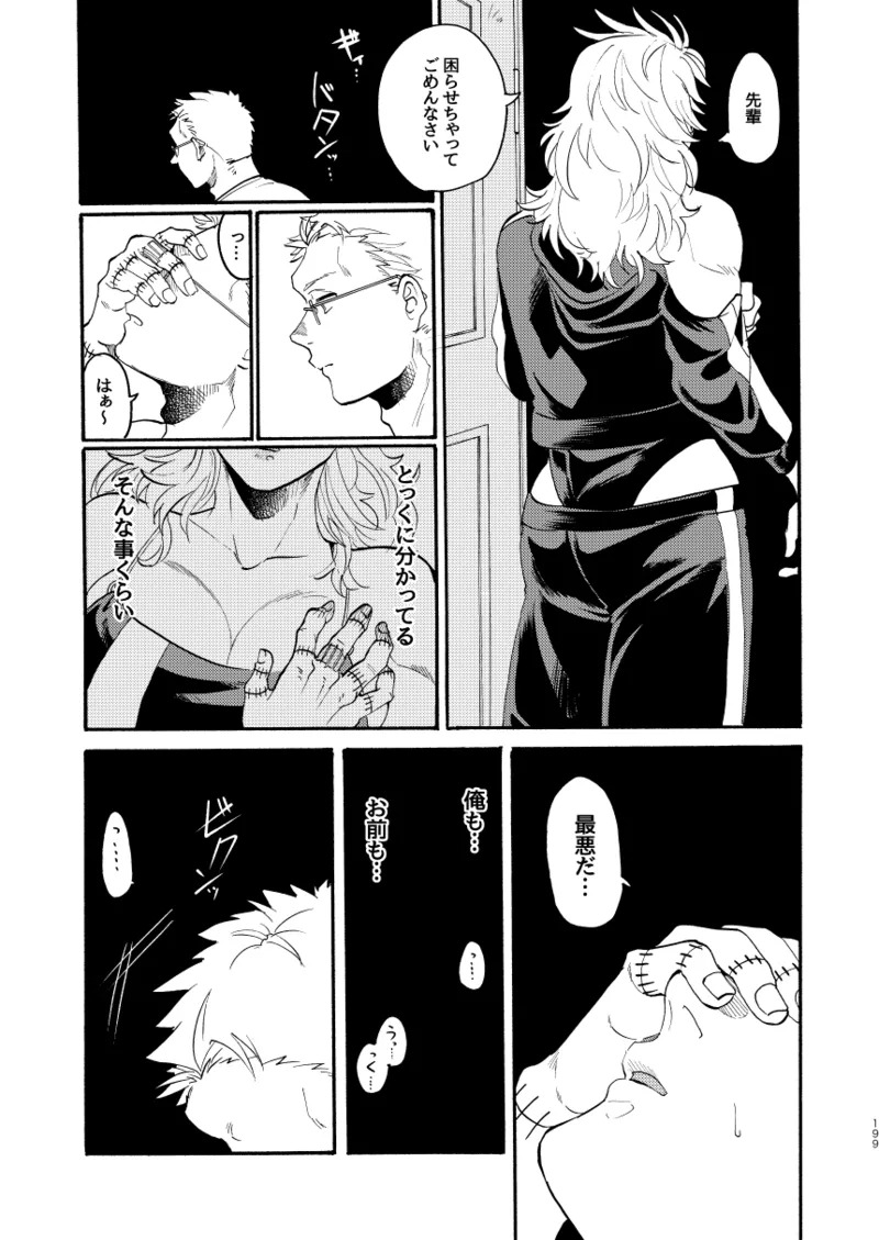 [Meloss] 【Reprint of Shinnoi Doujinshi】Honeymoon Night (Dorohedoro) - Page 196