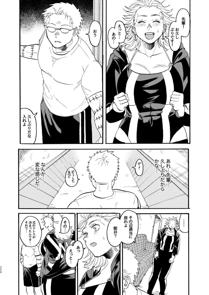 [Meloss] 【Reprint of Shinnoi Doujinshi】Honeymoon Night (Dorohedoro) - Page 205