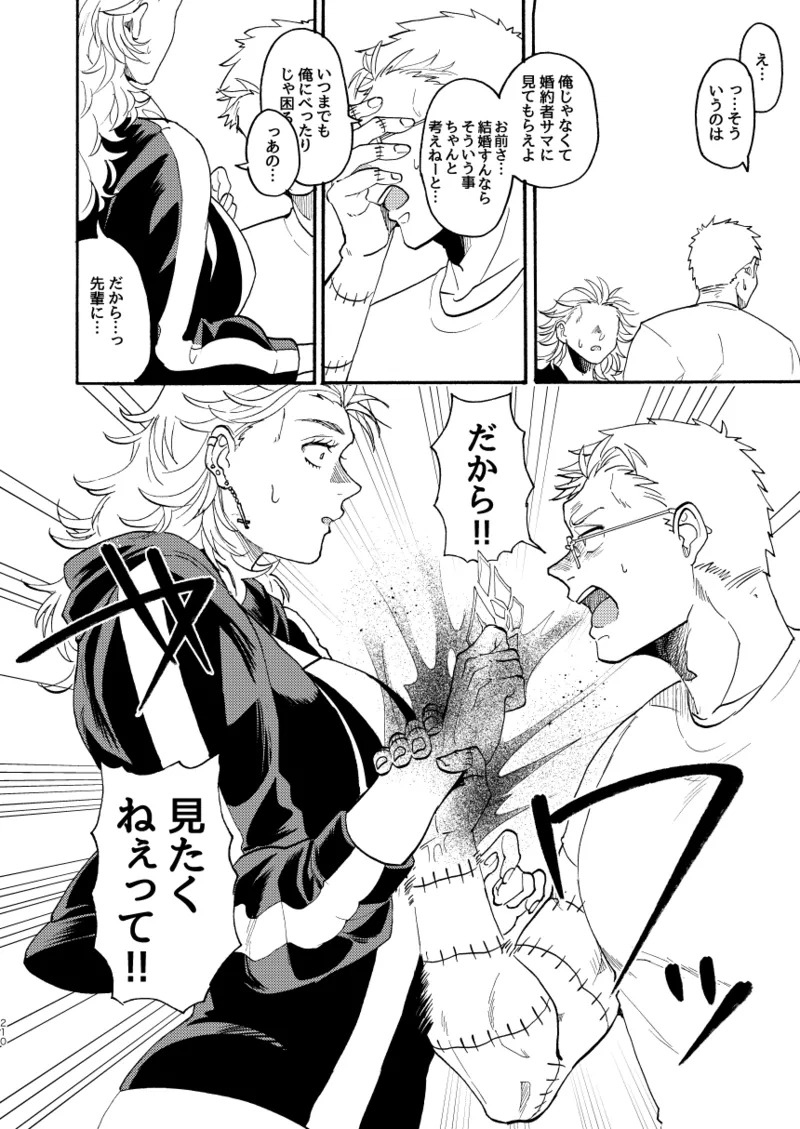 [Meloss] 【Reprint of Shinnoi Doujinshi】Honeymoon Night (Dorohedoro) - Page 207
