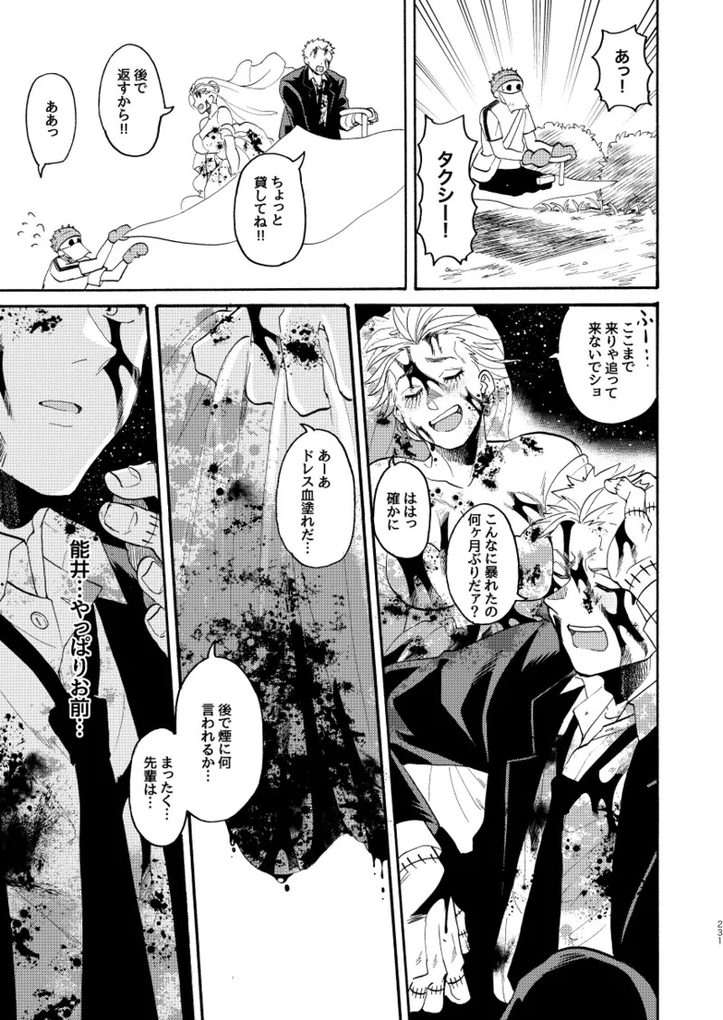 [Meloss] 【Reprint of Shinnoi Doujinshi】Honeymoon Night (Dorohedoro) - Page 227
