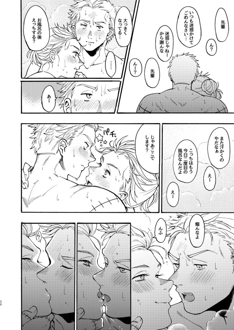 [Meloss] 【Reprint of Shinnoi Doujinshi】Honeymoon Night (Dorohedoro) - Page 55
