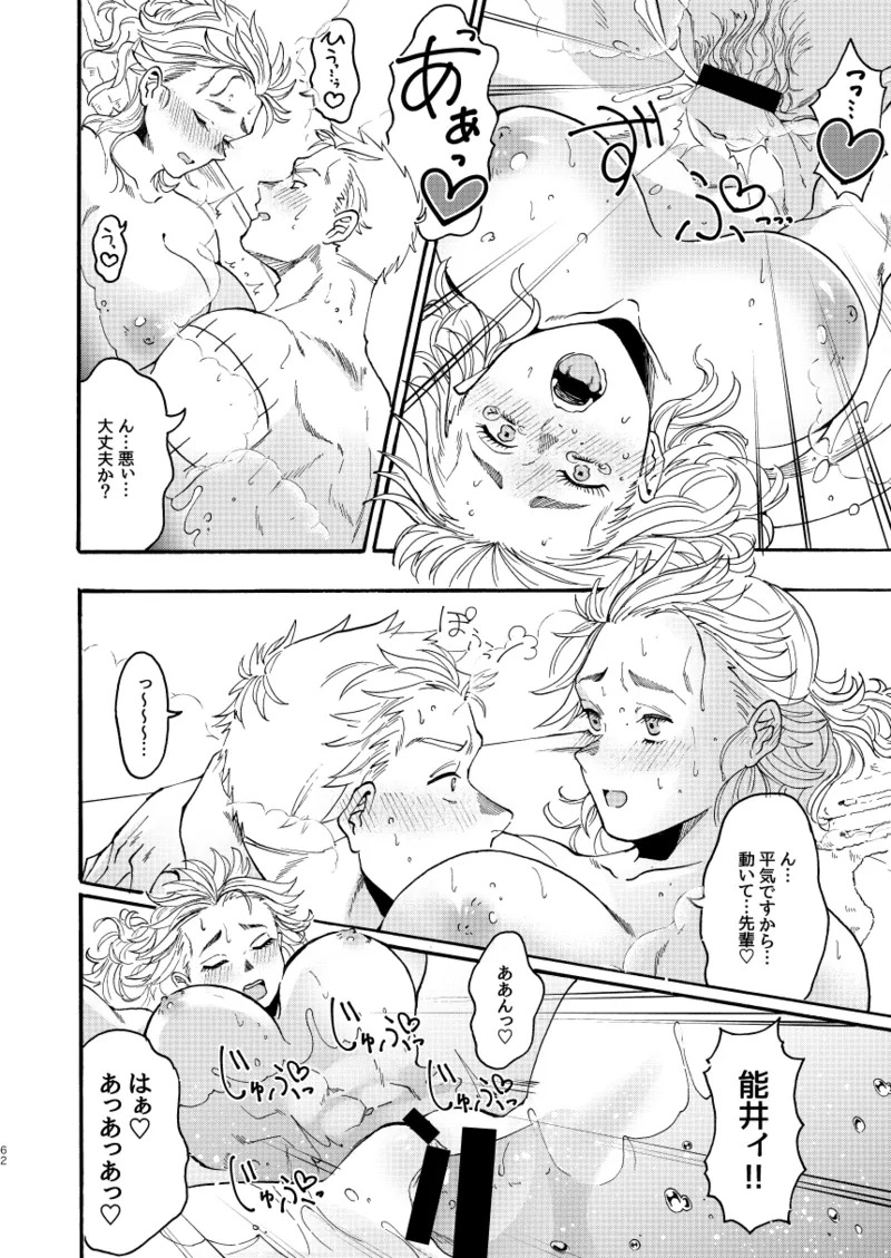 [Meloss] 【Reprint of Shinnoi Doujinshi】Honeymoon Night (Dorohedoro) - Page 61