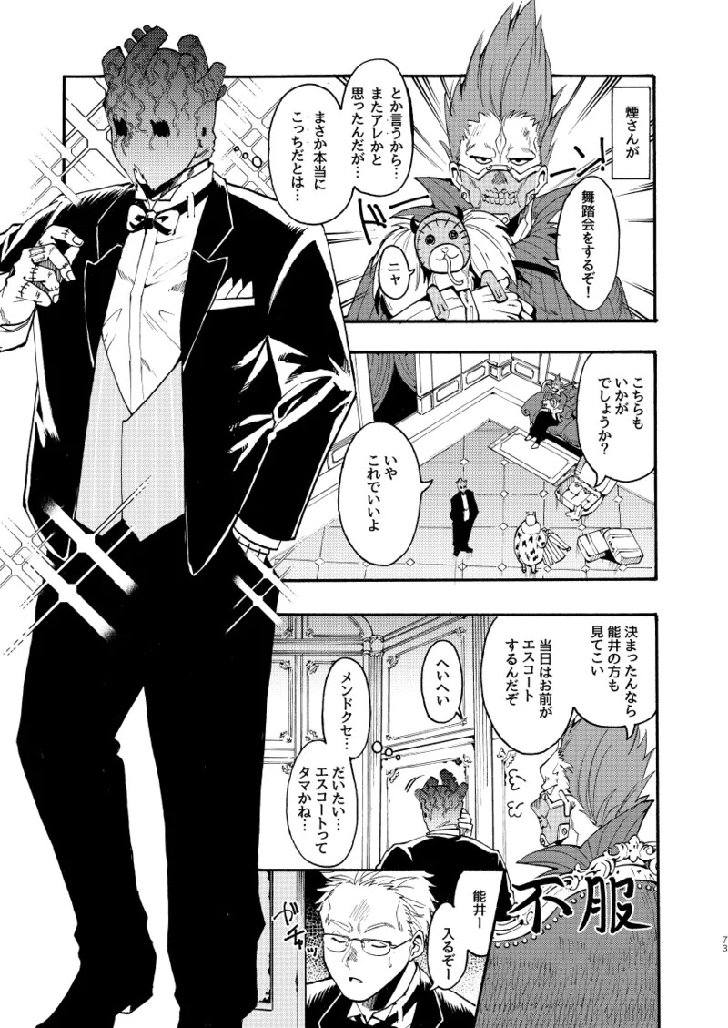 [Meloss] 【Reprint of Shinnoi Doujinshi】Honeymoon Night (Dorohedoro) - Page 72