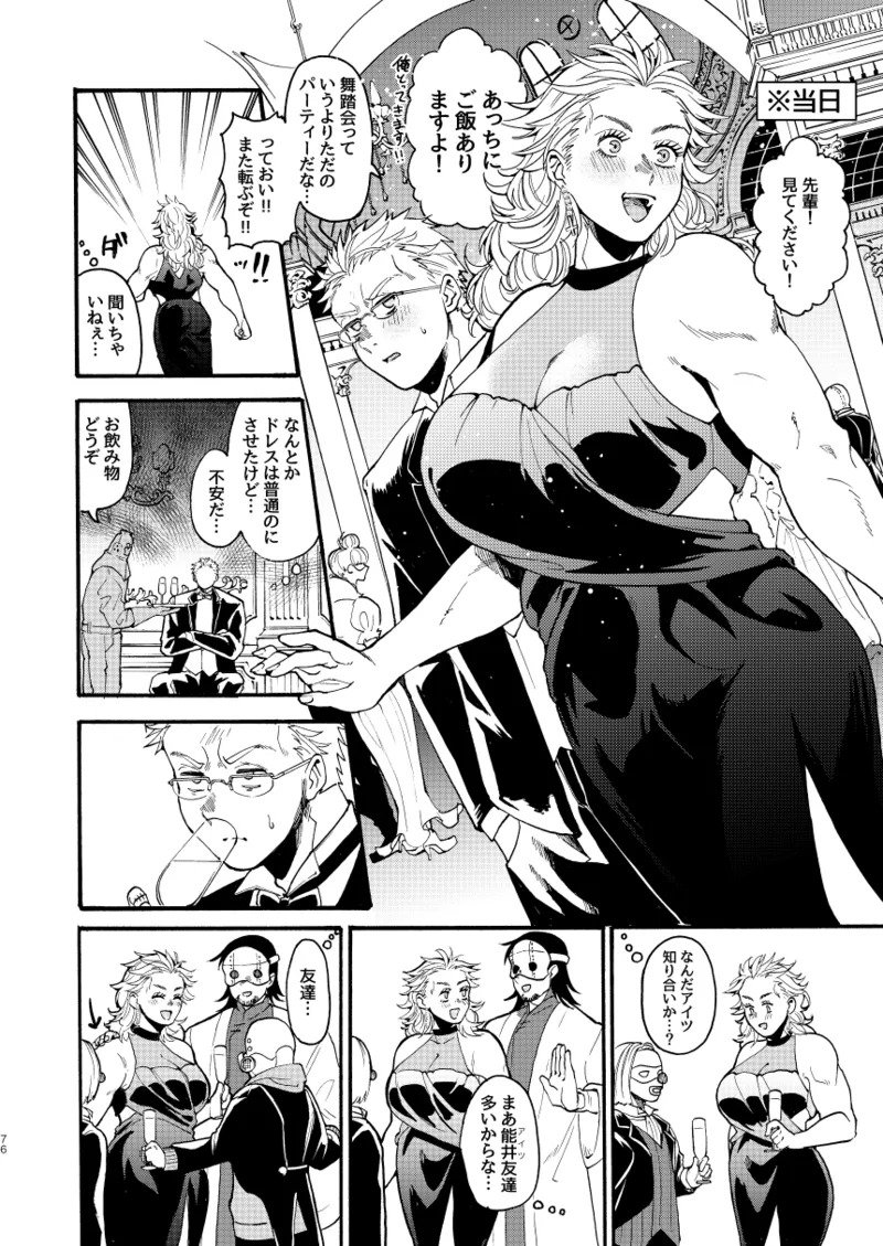 [Meloss] 【Reprint of Shinnoi Doujinshi】Honeymoon Night (Dorohedoro) - Page 75