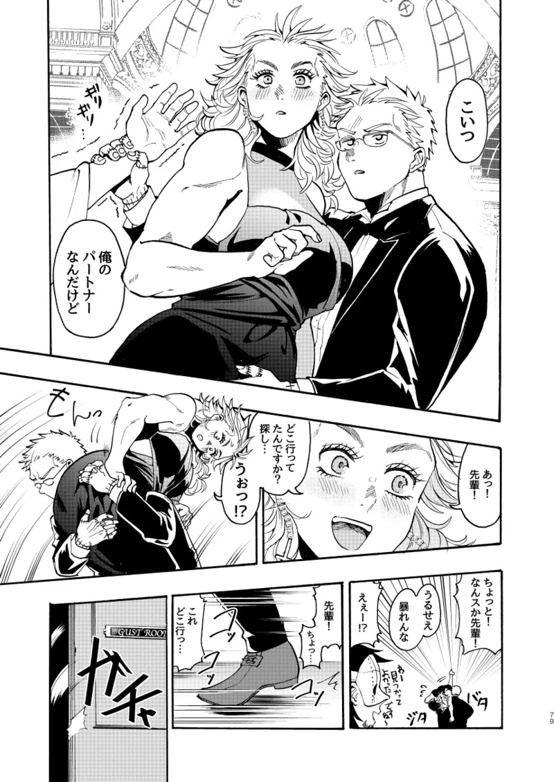 [Meloss] 【Reprint of Shinnoi Doujinshi】Honeymoon Night (Dorohedoro) - Page 78