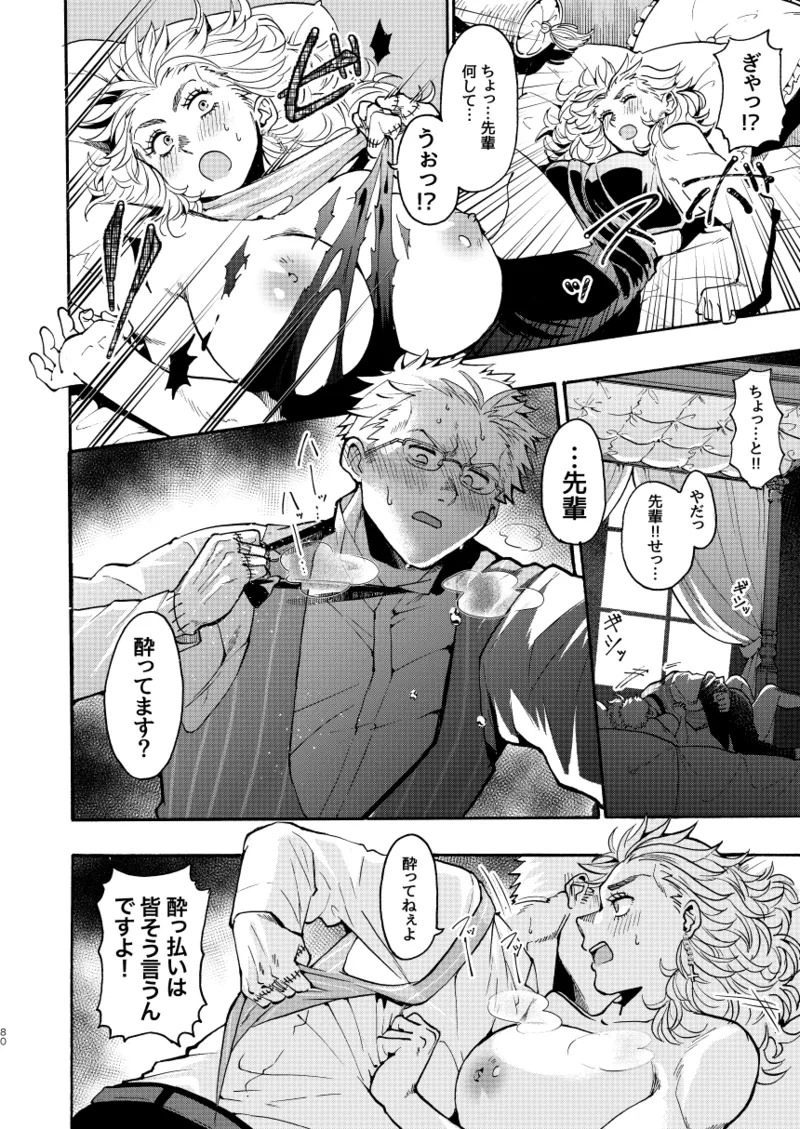 [Meloss] 【Reprint of Shinnoi Doujinshi】Honeymoon Night (Dorohedoro) - Page 79