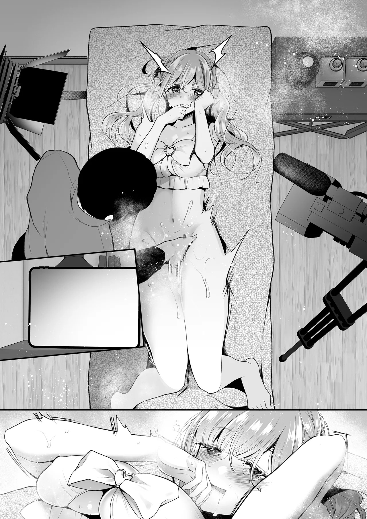 [Nanasaki] [English ver.／Comic] Idol-chan Clit Massage Shop Experience Delivery Manga 8page - Page 12