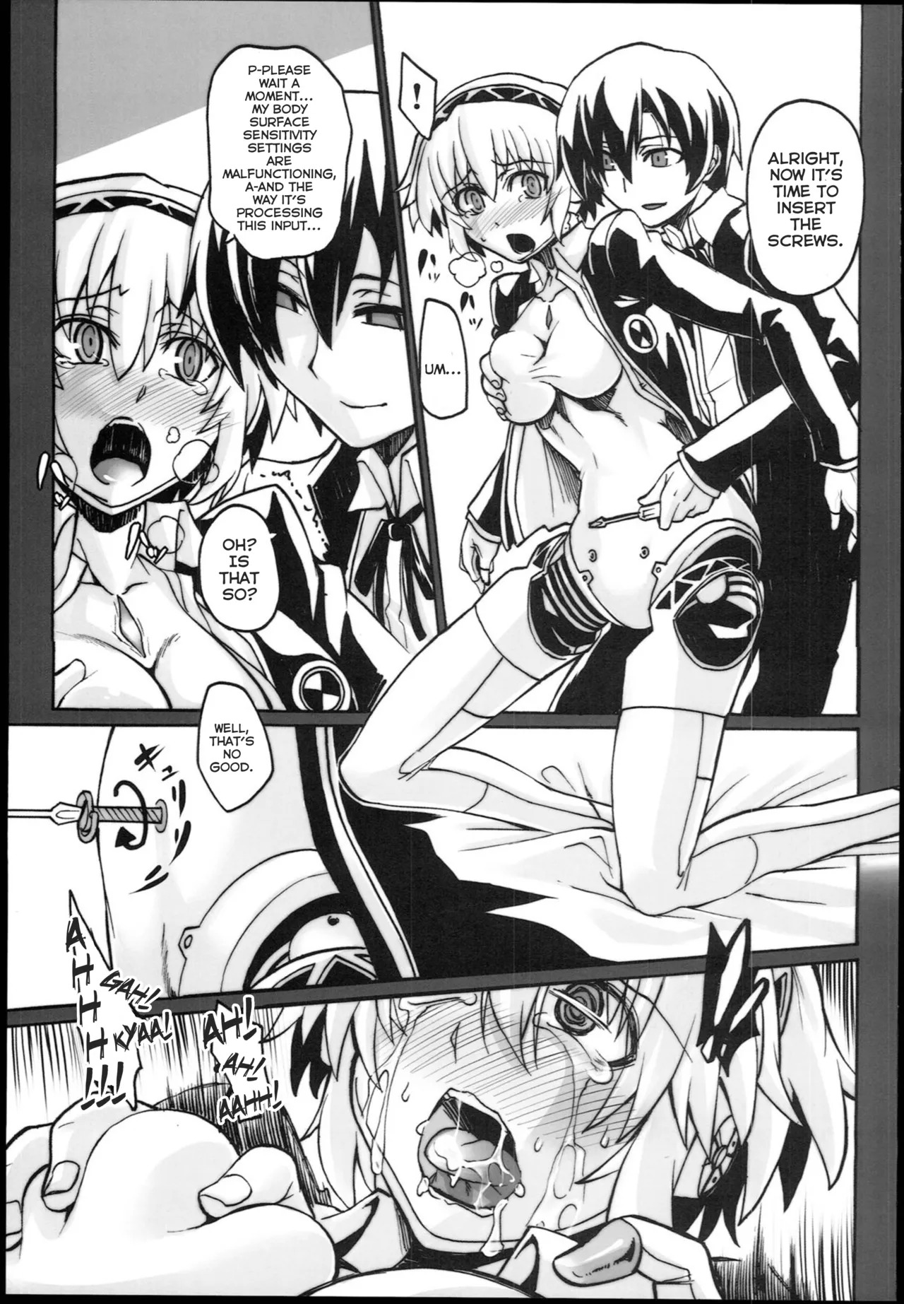 (C85) [Koukyou Koukoku Kikou (Segami Daisuke)] Kijou no Kuuron | The Mechanical Maiden's Abstract Theory (Persona 3) [English] [Kappa_Darklit] - Page 13