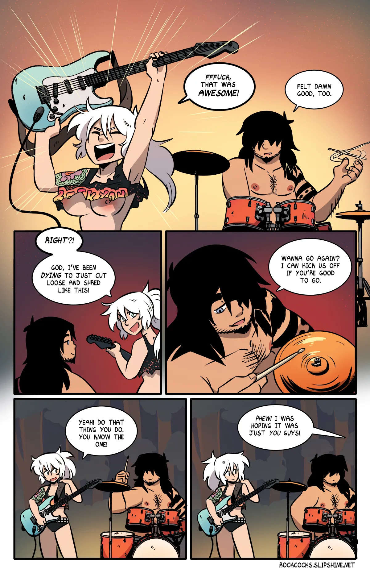 [Brad & Leslie Brown] The Rock Cocks - Track 17: Point of No Return [English] - Page 15
