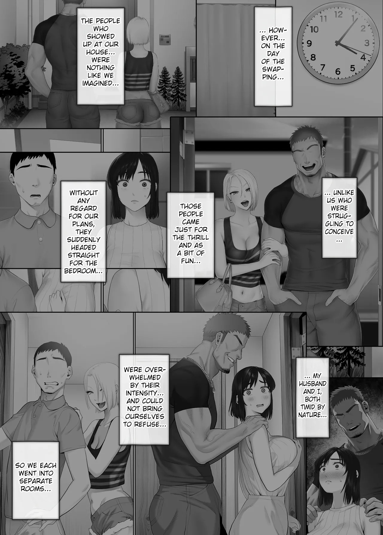 [FC][Mitsumitsu Niku (Hikitogu)] LeveChi na Swapping 2 ~Hatsu Zecchou de Iki Kuruu Tsuma Hen~ | Swapping on a Whole New Level 2 ~Wife Goes Wild With Her First Orgasm~ [English] [Fated Circle] - Page 65