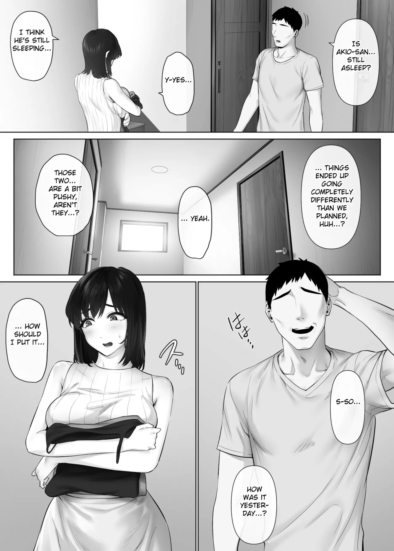 [FC][Mitsumitsu Niku (Hikitogu)] LeveChi na Swapping 3 ~Honrosareru Fuufu Hen~ | Swapping on a Whole New Level 3 ~The Couple At The Mercy Of Others~ [English] [Fated Circle] - Page 4
