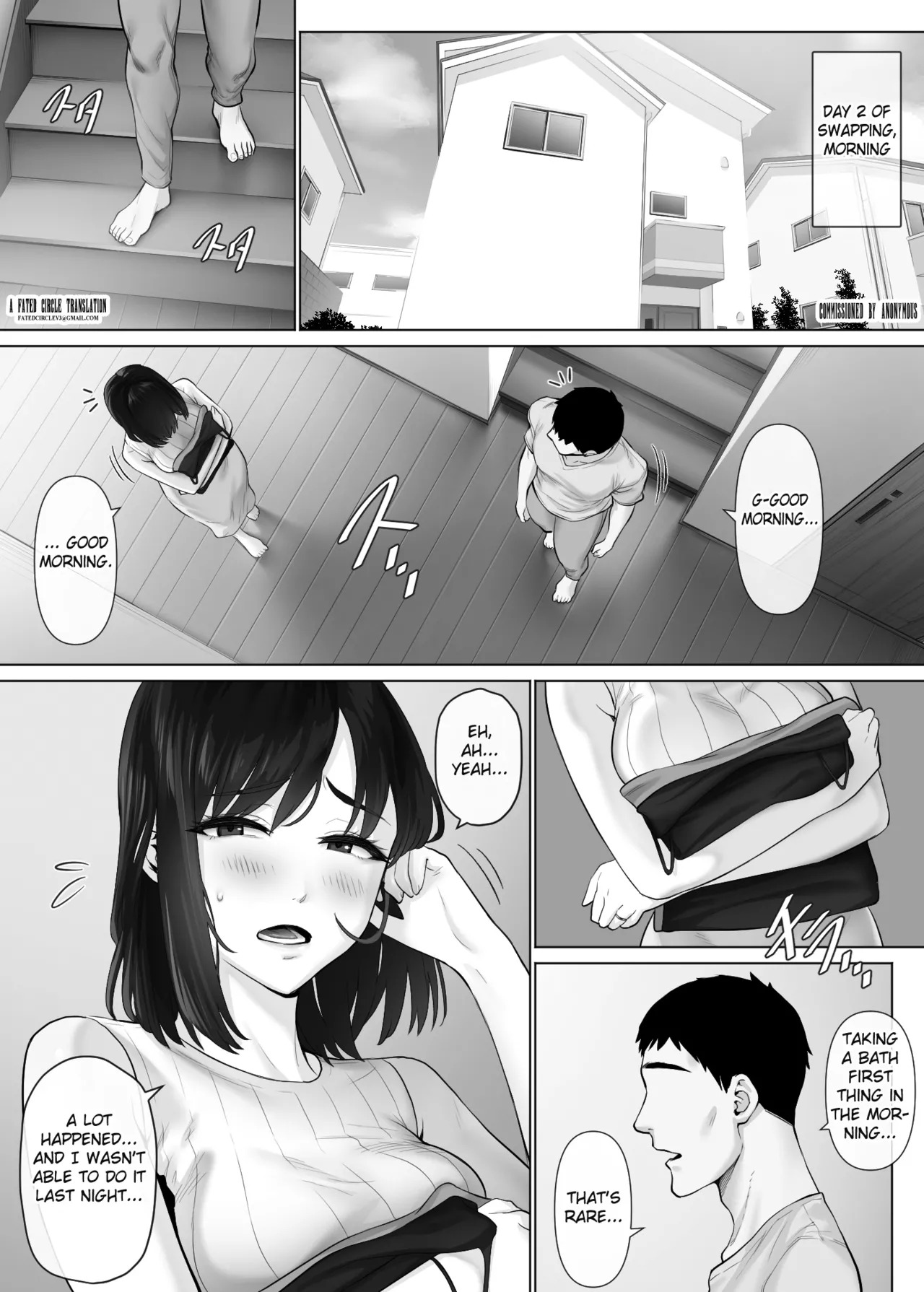 [FC][Mitsumitsu Niku (Hikitogu)] LeveChi na Swapping 3 ~Honrosareru Fuufu Hen~ | Swapping on a Whole New Level 3 ~The Couple At The Mercy Of Others~ [English] [Fated Circle] - Page 73