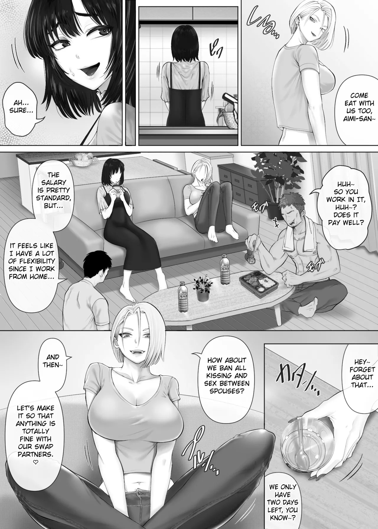 [FC][Mitsumitsu Niku (Hikitogu)] LeveChi na Swapping 3 ~Honrosareru Fuufu Hen~ | Swapping on a Whole New Level 3 ~The Couple At The Mercy Of Others~ [English] [Fated Circle] - Page 91