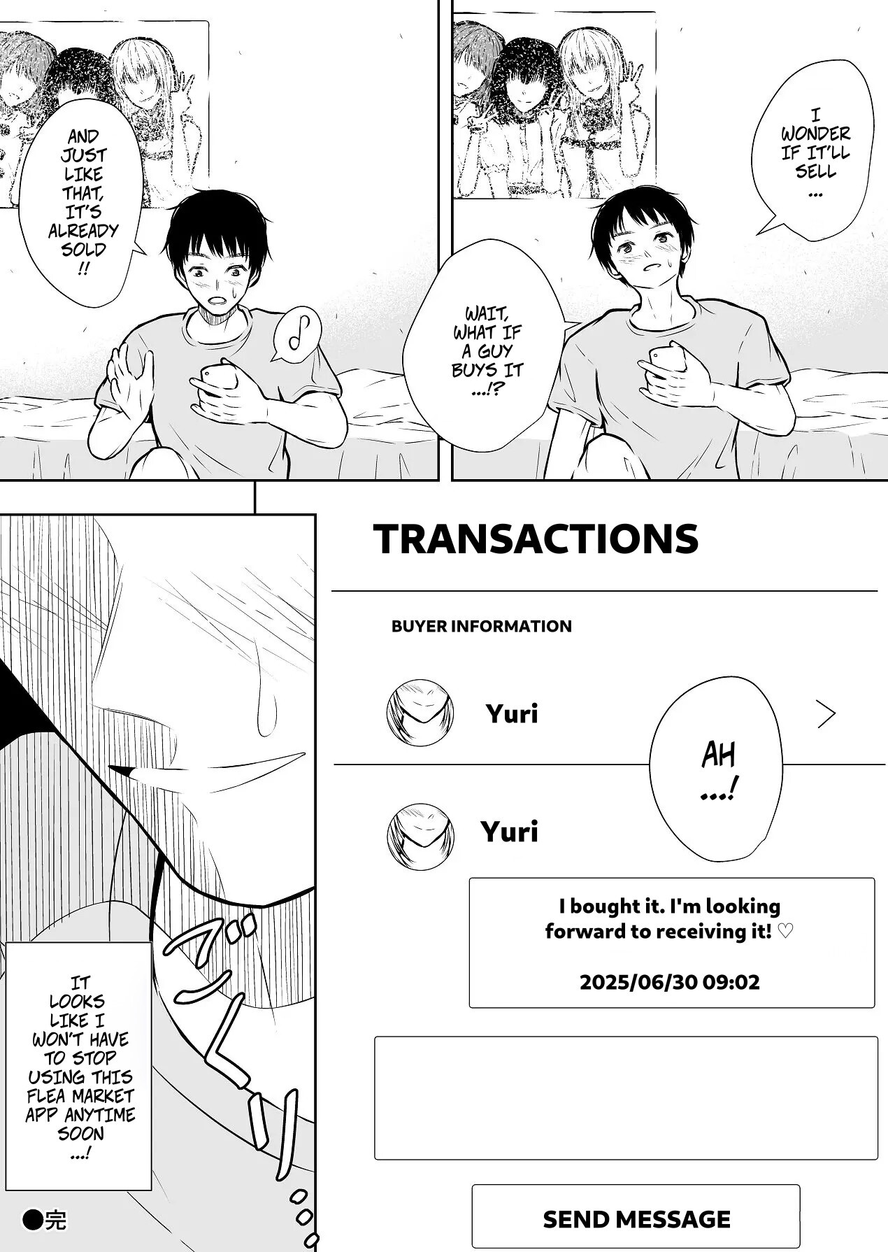 [Ikedaya] Lately, You Can Even Buy Pussy on Flea Market Apps -- Saikin Hayari no FleaMa Appli de wa, Manko mo Kaerurashii - Page 49