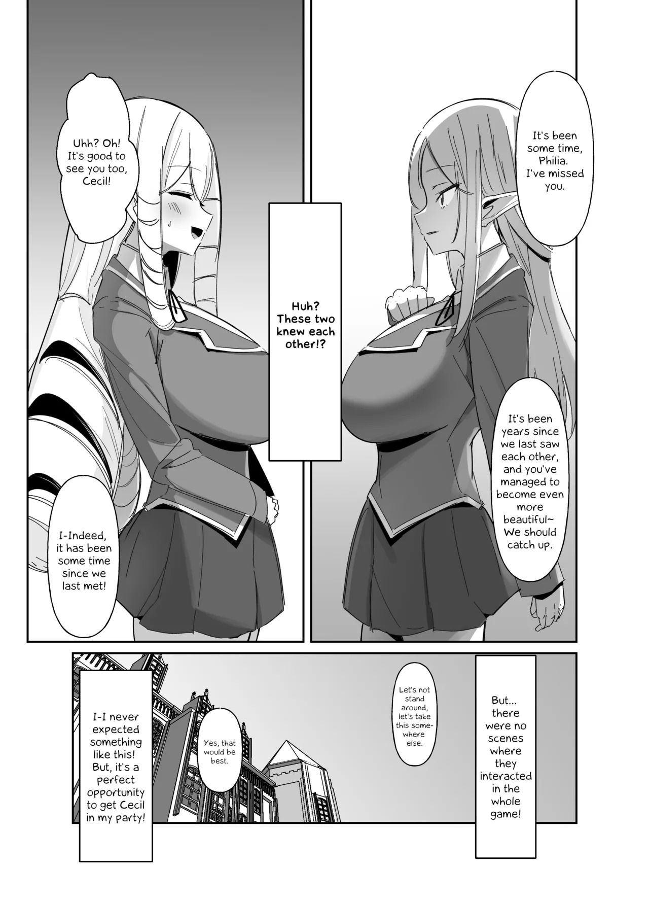 I was reincarnated as a villainess in an otome Game who was a futanari in her backstory 1-4 - Page 45