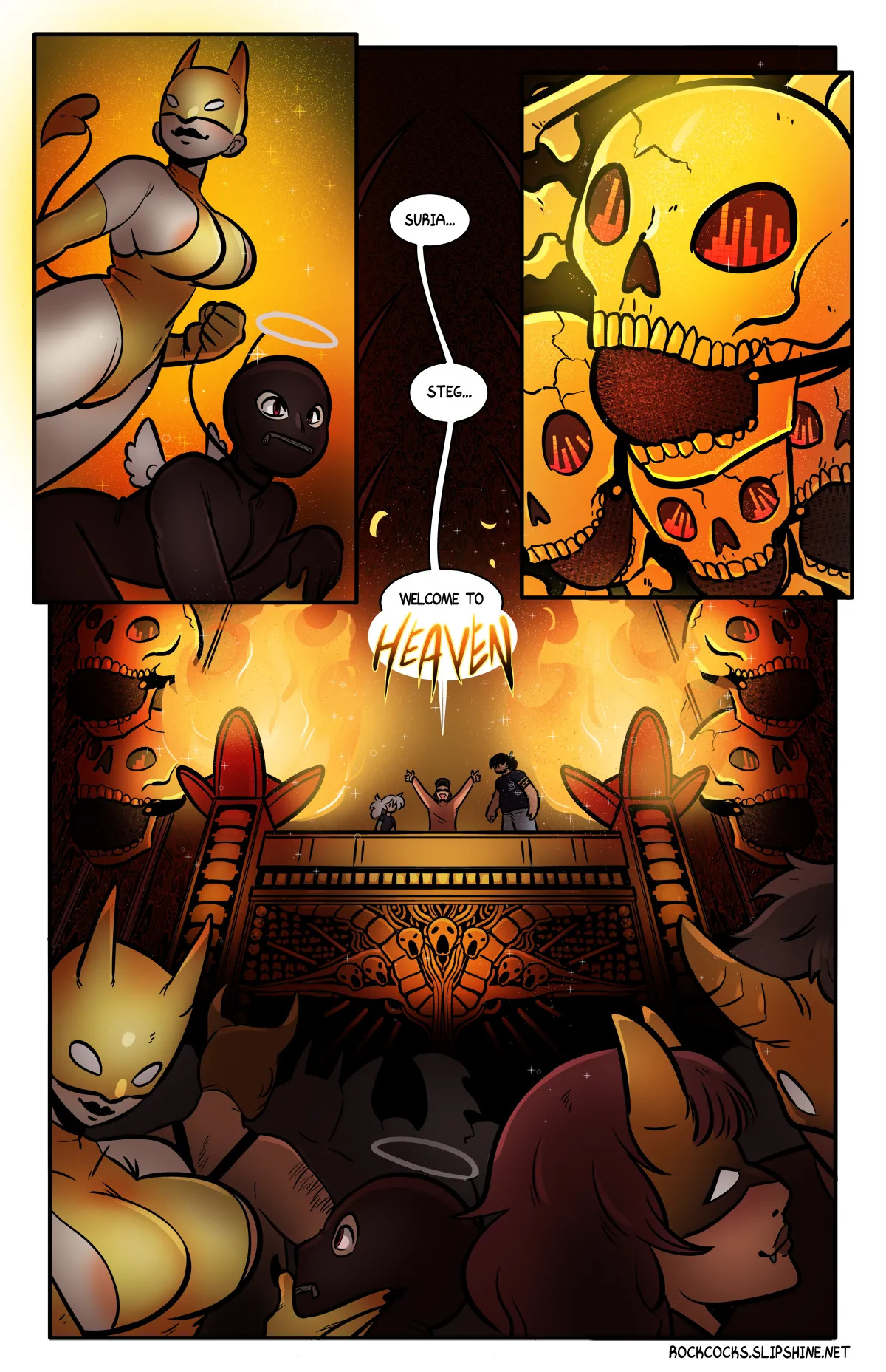 [Brad & Leslie Brown] The Rock Cocks - Track 19: Welcome to Hell [English] - Page 69