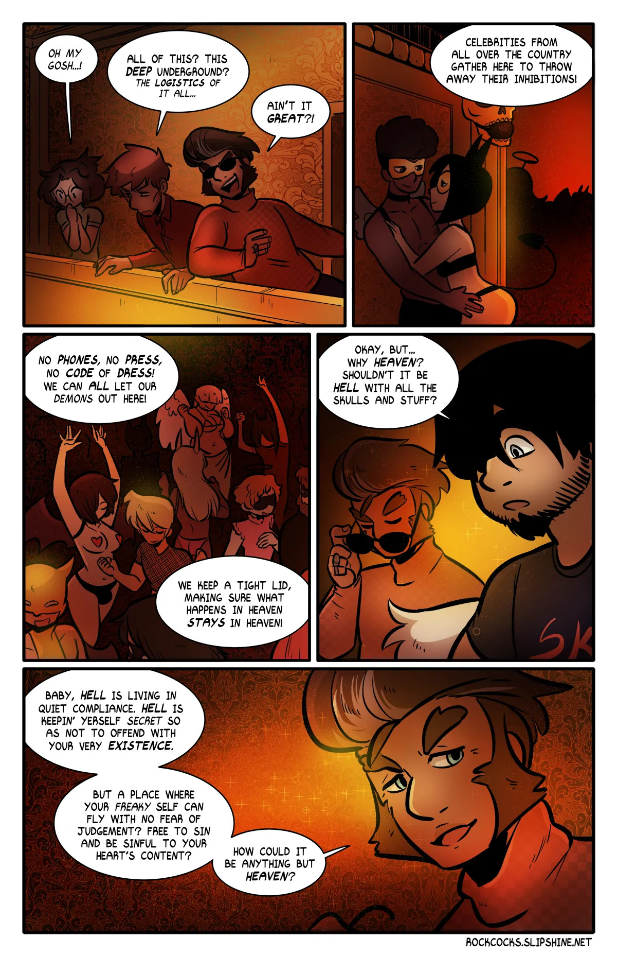 [Brad & Leslie Brown] The Rock Cocks - Track 19: Welcome to Hell [English] - Page 70