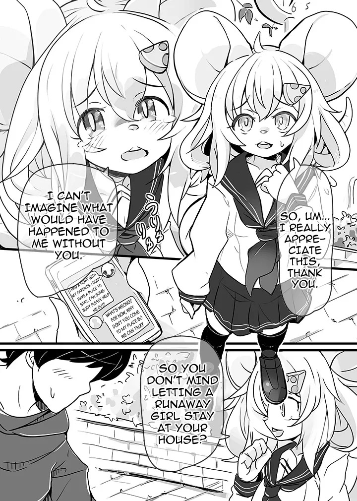 [Hijikasa pluie (Rakkogawa)] Nezumi no Papa Katsu [English] [QuickAndDirty] - Page 2