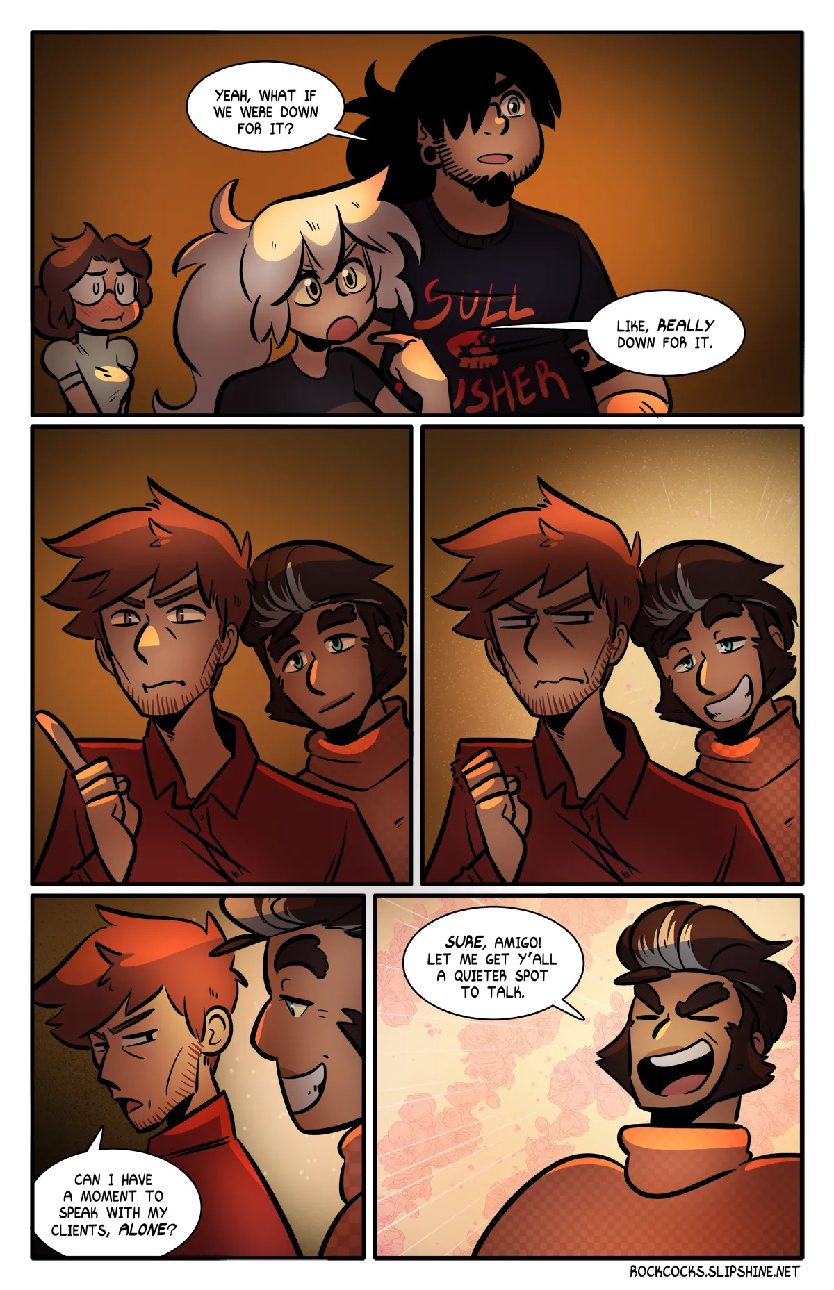 [Brad & Leslie Brown] The Rock Cocks - Track 20: Seven Minutes in Heaven [English] - Page 16