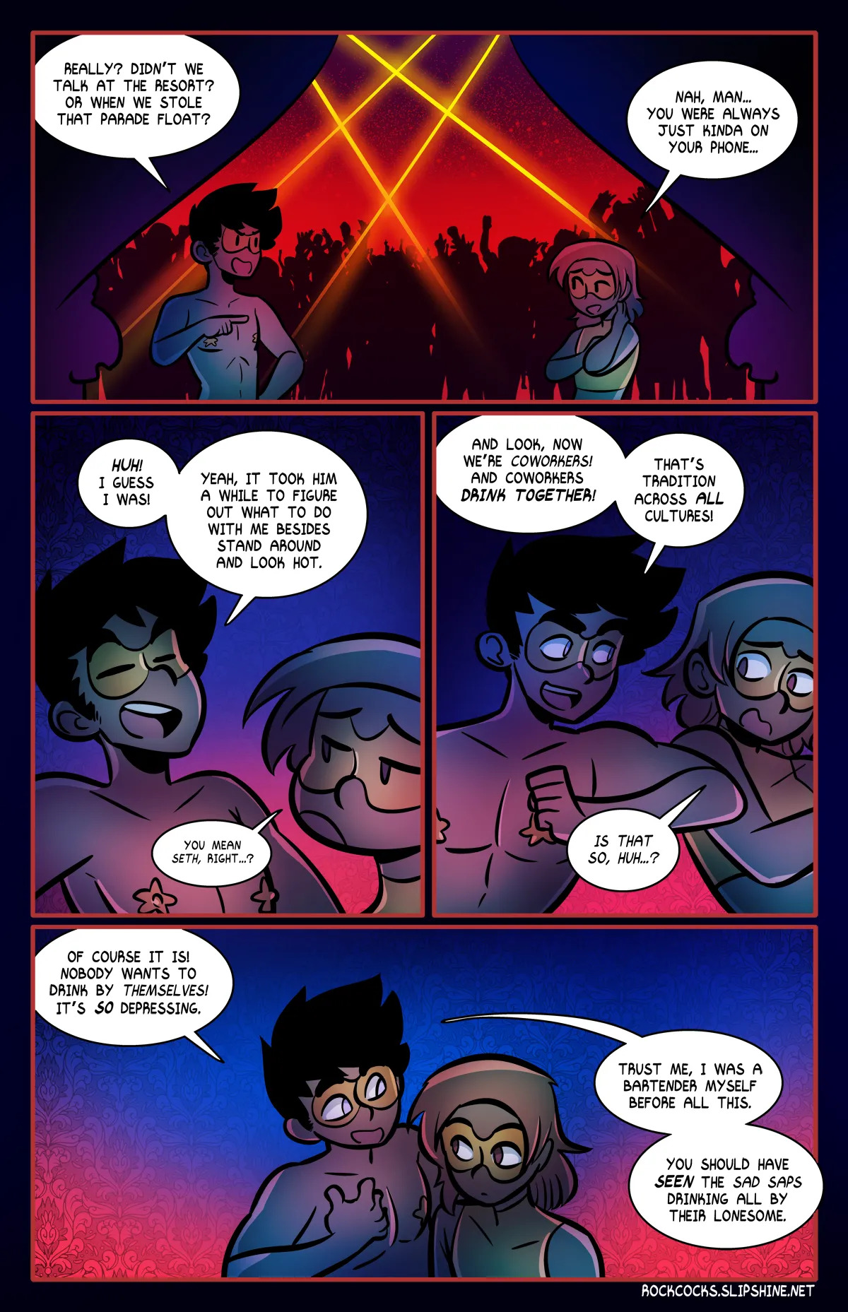 [Brad & Leslie Brown] The Rock Cocks - Track 20: Seven Minutes in Heaven [English] - Page 32