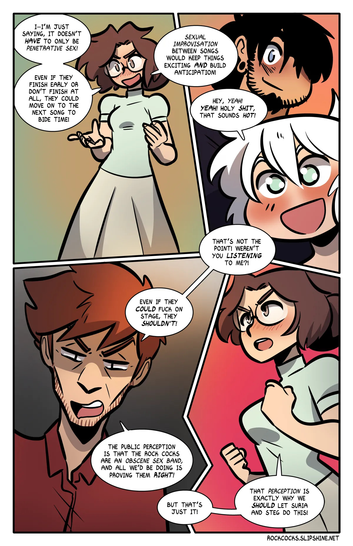 [Brad & Leslie Brown] The Rock Cocks - Track 20: Seven Minutes in Heaven [English] - Page 38