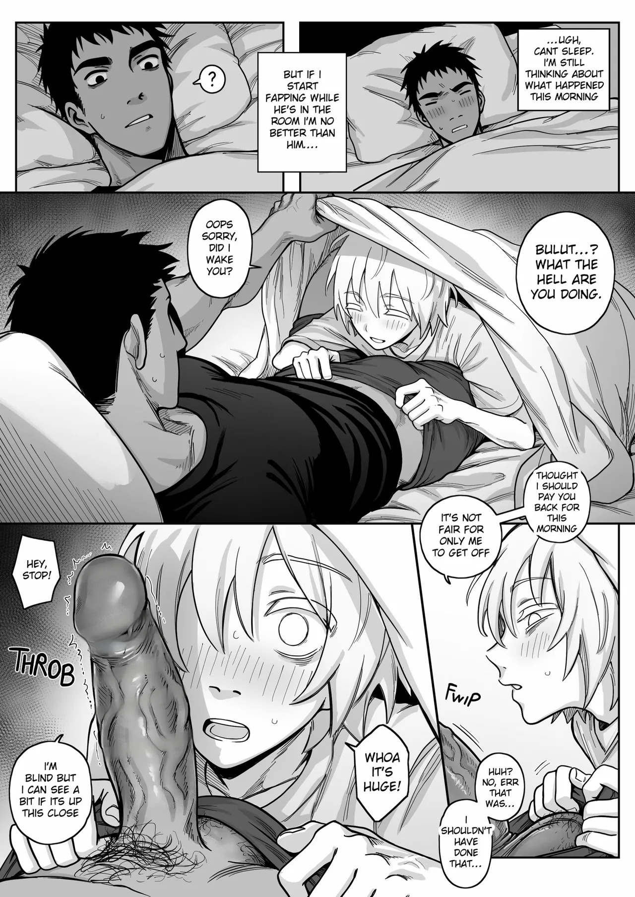 [Schweinchen31] Dosukebena Roommate o Wakara Seru Hanashi | Teaching My Perverted Roommate a Lesson [English] [Decensored] - Page 10