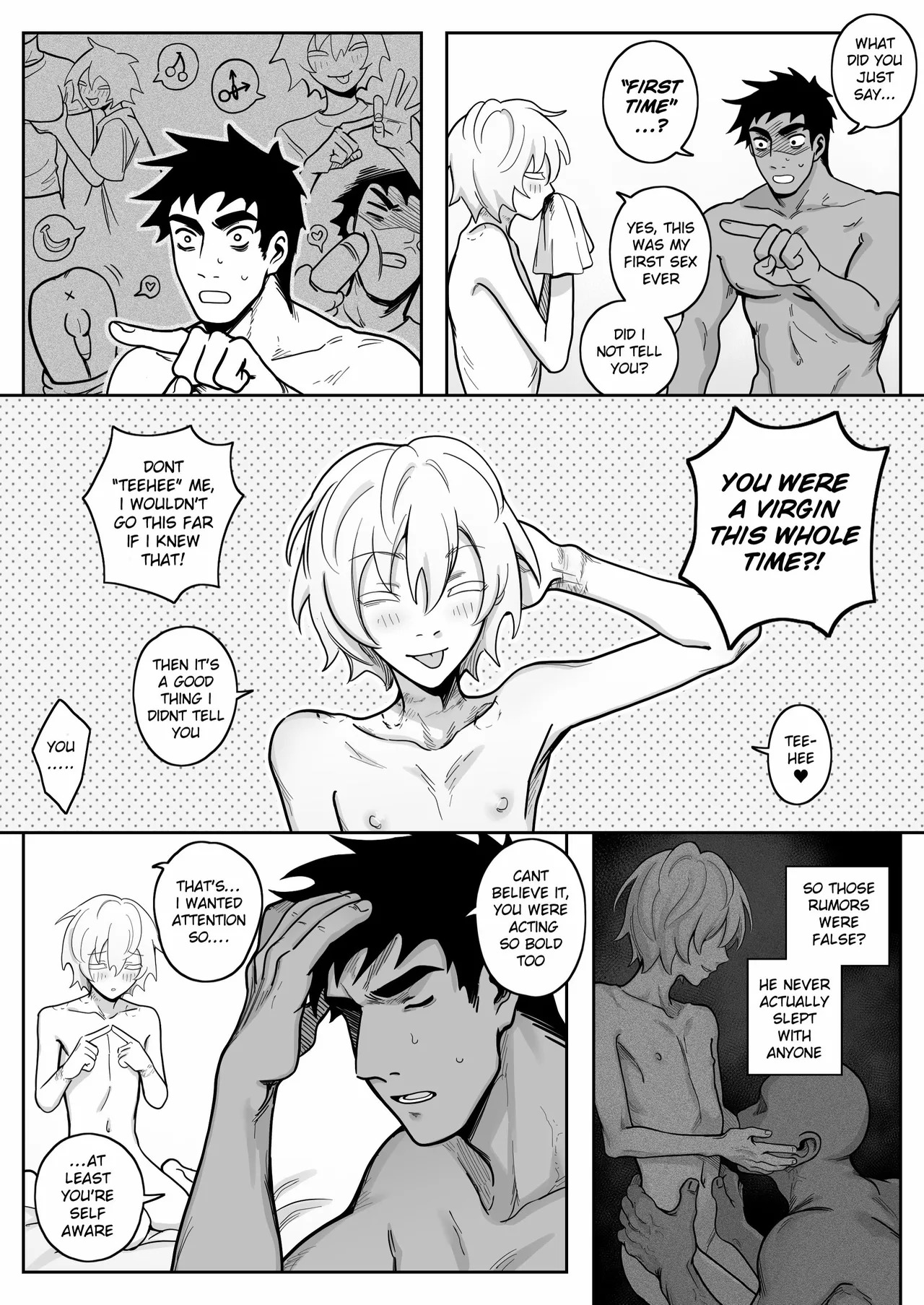 [Schweinchen31] Dosukebena Roommate o Wakara Seru Hanashi | Teaching My Perverted Roommate a Lesson [English] [Decensored] - Page 28