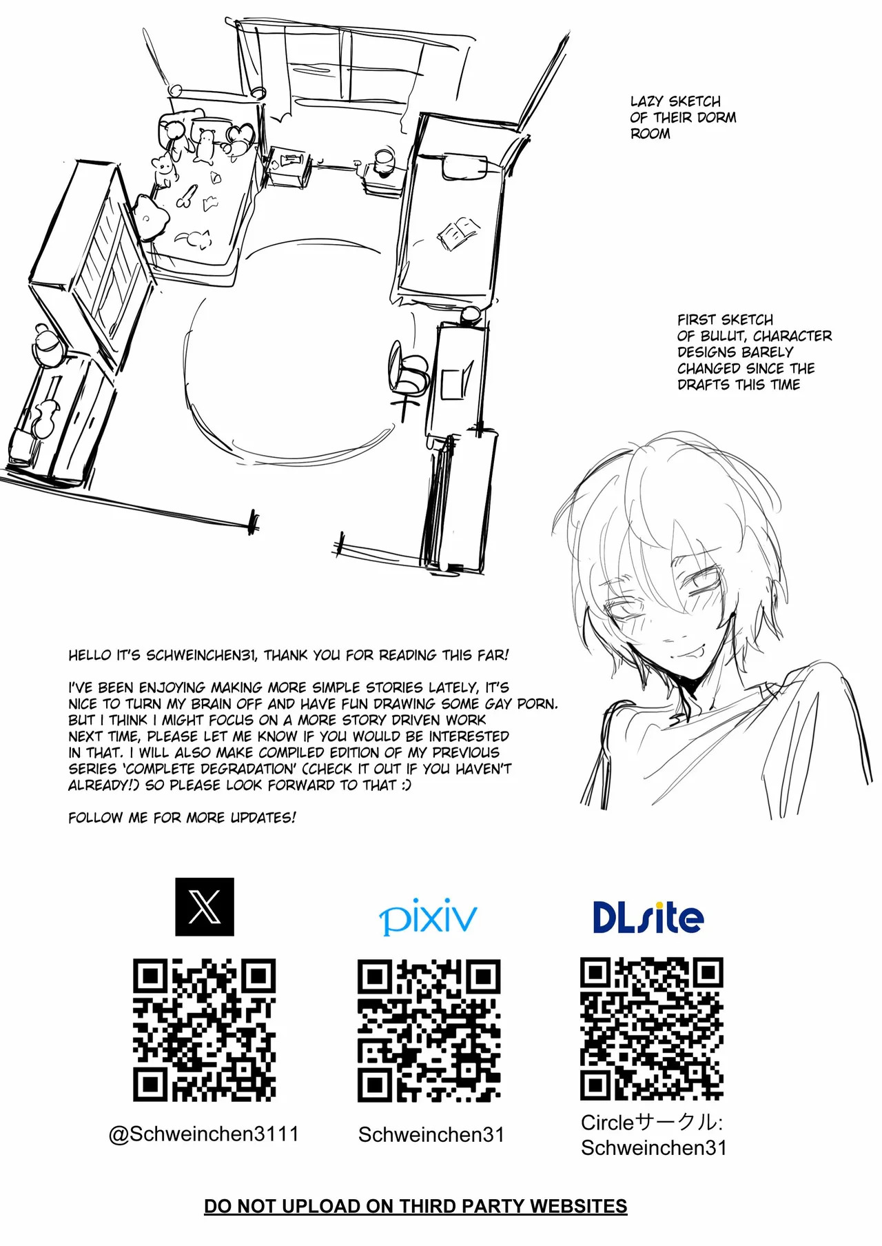 [Schweinchen31] Dosukebena Roommate o Wakara Seru Hanashi | Teaching My Perverted Roommate a Lesson [English] [Decensored] - Page 40