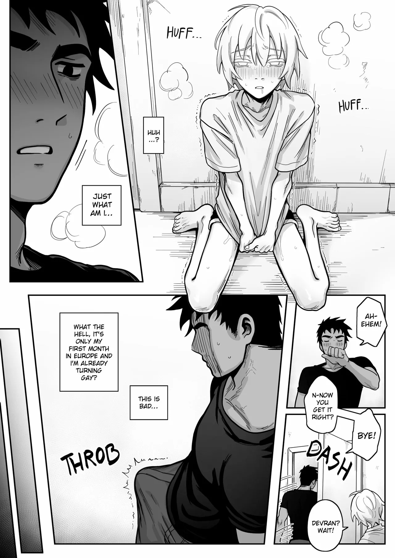 [Schweinchen31] Dosukebena Roommate o Wakara Seru Hanashi | Teaching My Perverted Roommate a Lesson [English] [Decensored] - Page 8