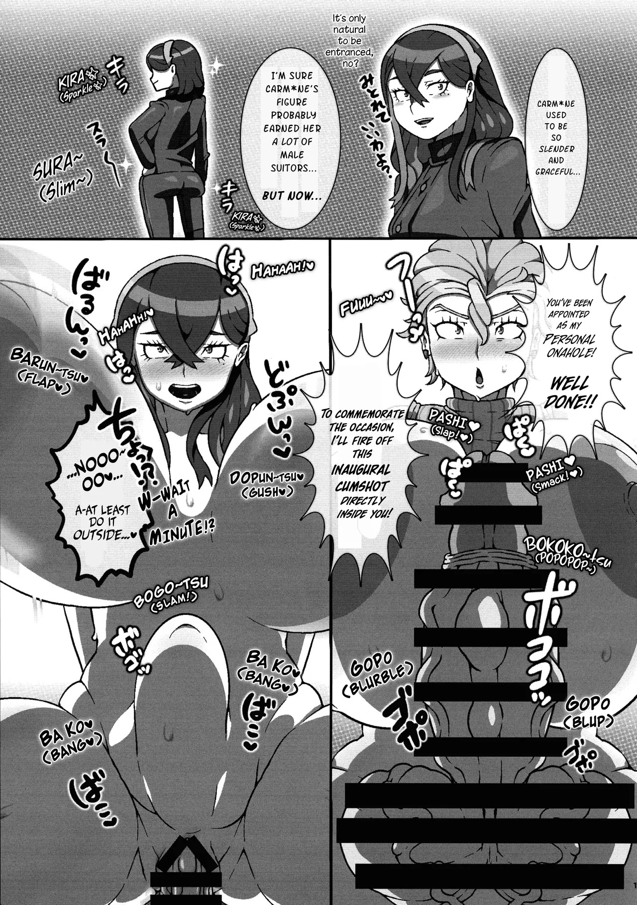 (C104) [R1kyu (R1kyu)] Chounyuu Futanari Briar-sensei to Chounyuu Zeiyu-chan (Pokemon) | Super Busty Futanari Professor Briar and Super Busty Carmine (Pokemon) - Page 17