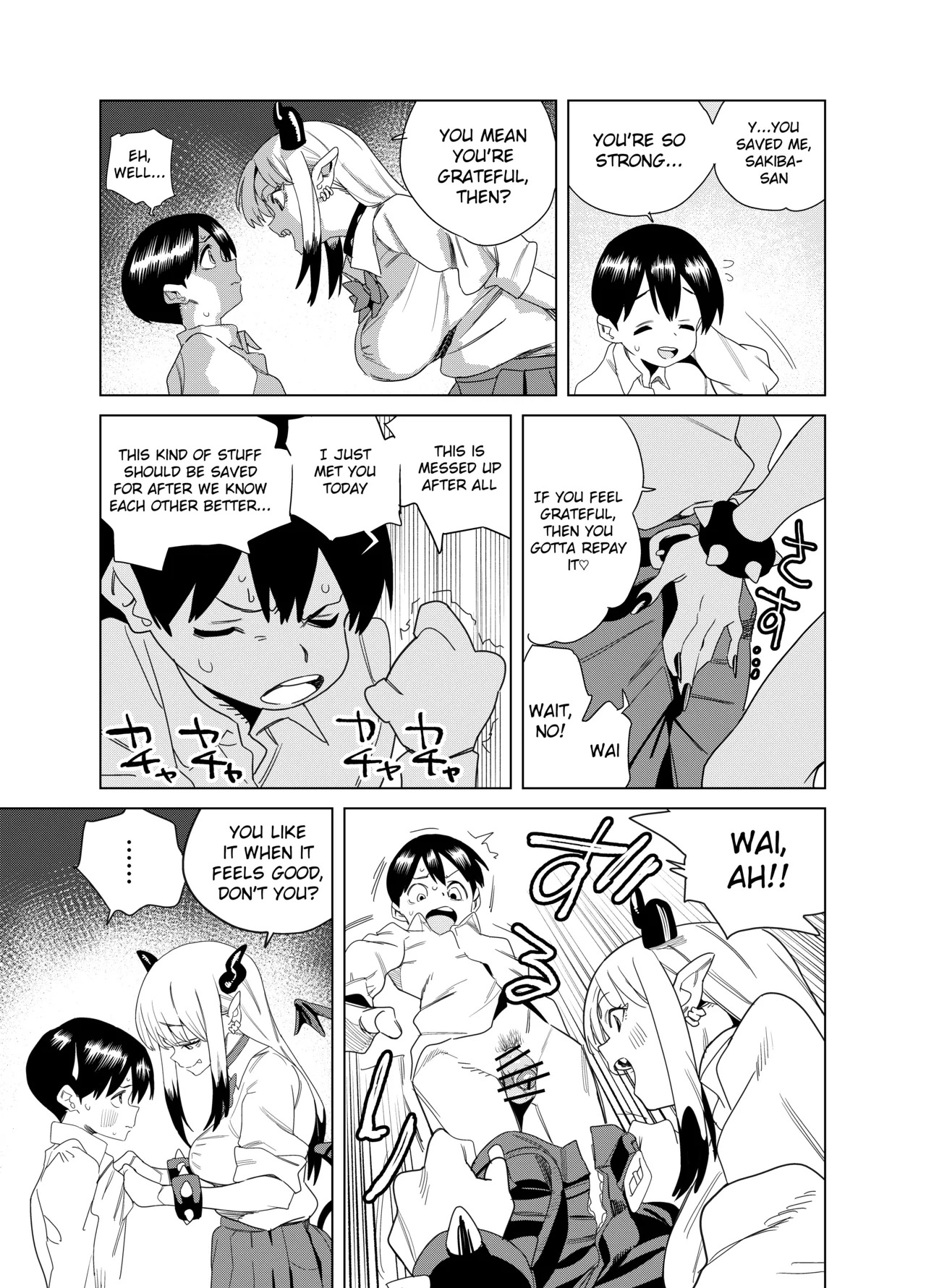 [Gya-tei] Tenkou Shitekita Gal Succubus no Gochisou wa Boku Hitori!? [English] - Page 28