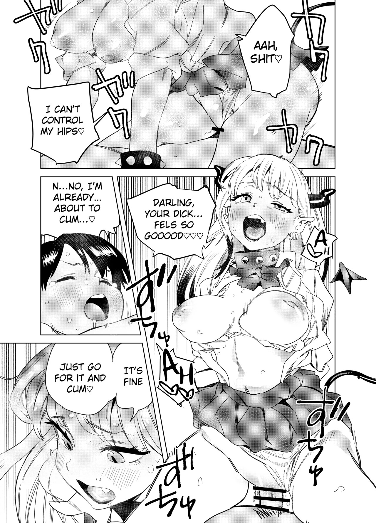 [Gya-tei] Tenkou Shitekita Gal Succubus no Gochisou wa Boku Hitori!? [English] - Page 42