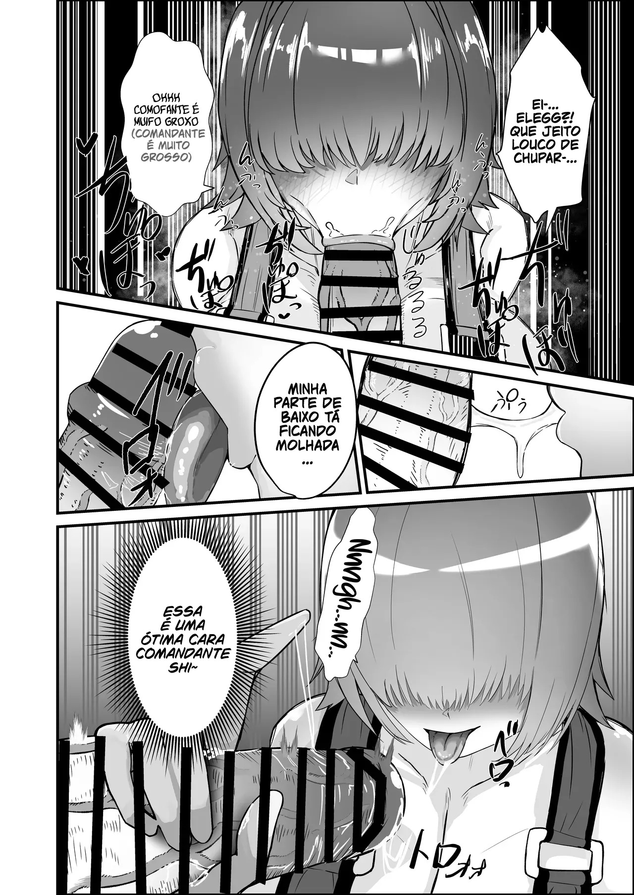 [Niku Niku Kyoudan (Nikudoufu)] Elegg ni Shikikanshi no Ochinpo wo Nuitemorau Hanashi | The Commander Gets Elegg To Take Care Of His Dick (Goddess of Victory: Nikke) [Portuguese] {Vegitoons} - Page 10
