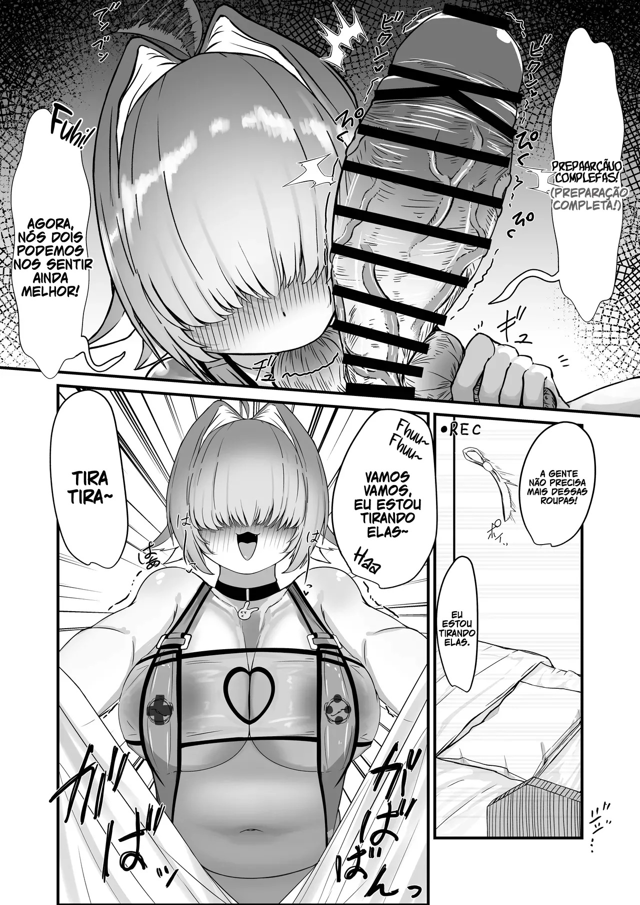 [Niku Niku Kyoudan (Nikudoufu)] Elegg ni Shikikanshi no Ochinpo wo Nuitemorau Hanashi | The Commander Gets Elegg To Take Care Of His Dick (Goddess of Victory: Nikke) [Portuguese] {Vegitoons} - Page 11