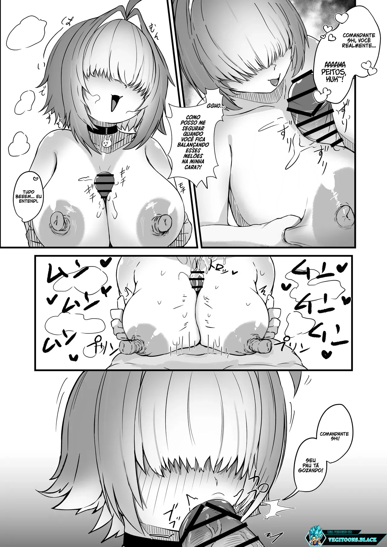 [Niku Niku Kyoudan (Nikudoufu)] Elegg ni Shikikanshi no Ochinpo wo Nuitemorau Hanashi | The Commander Gets Elegg To Take Care Of His Dick (Goddess of Victory: Nikke) [Portuguese] {Vegitoons} - Page 13