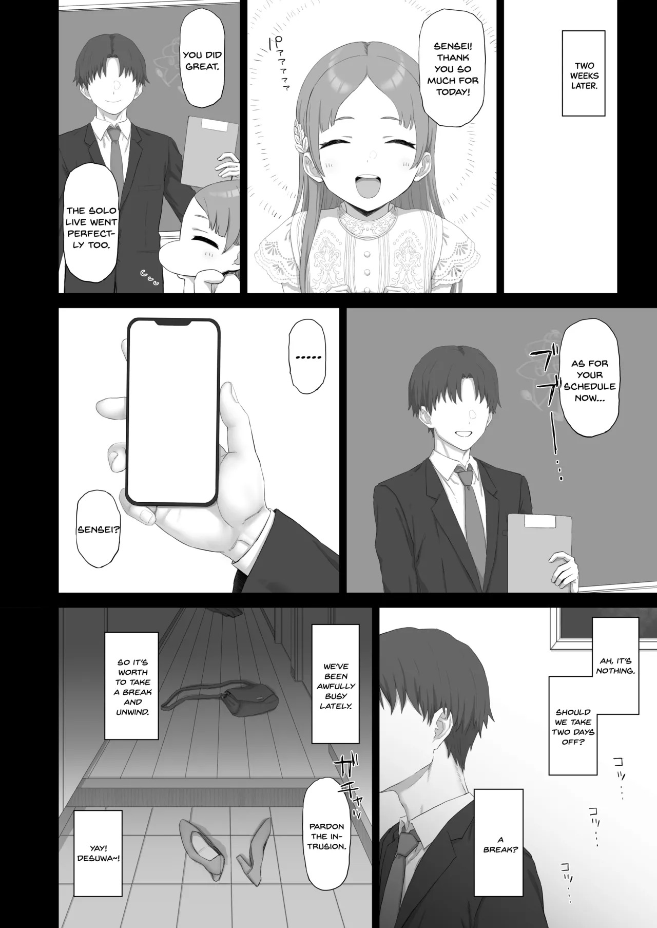Neo-sensei no Sentaku (Gakuen IDOLM@STER) [English] [SDTLs] [Digital] - Page 9