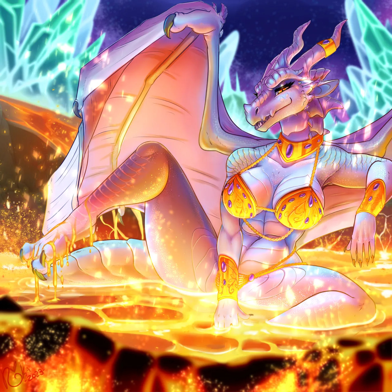 [Heartleaf games] (Various Artists) Ladies of the Beast World 2024 Feminine Calendar and Pinups (Read Disclaimer) - Page 15