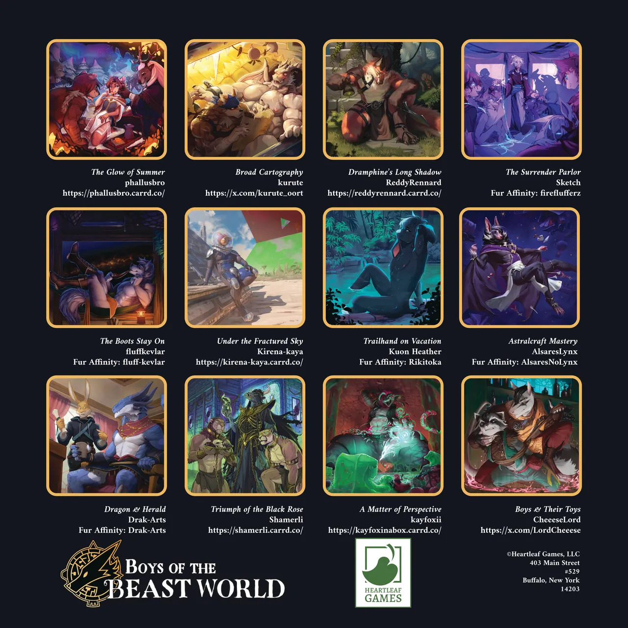 [Heartleaf games] (Various Artists) Boys of the Beast World 2025 Masculine Calendar and Pinups (Read Disclaimer) - Page 42