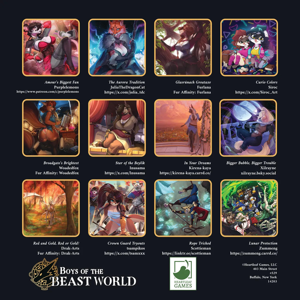 [Heartleaf games] (Various Artists) Ladies of the Beast World 2025 Feminine Calendar and Pinups (Read Disclaimer) - Page 40