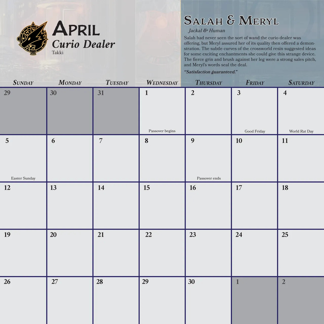 [Heartleaf games] (Various Artists) Ladies of the Beast World 2026 Feminine Calendar and Pinups (Read Disclaimer) - Page 15