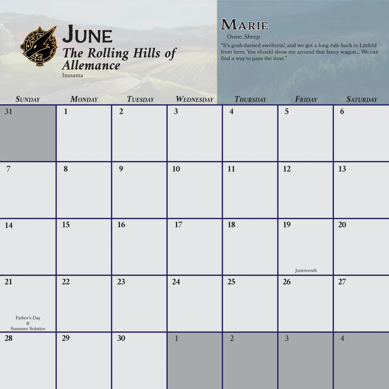 [Heartleaf games] (Various Artists) Ladies of the Beast World 2026 Feminine Calendar and Pinups (Read Disclaimer) - Page 21