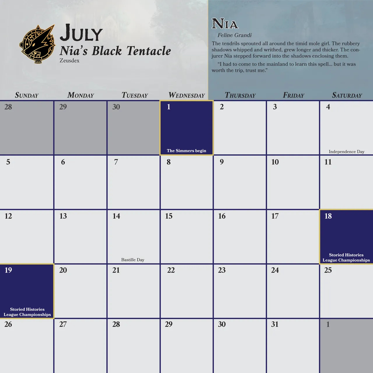 [Heartleaf games] (Various Artists) Ladies of the Beast World 2026 Feminine Calendar and Pinups (Read Disclaimer) - Page 24