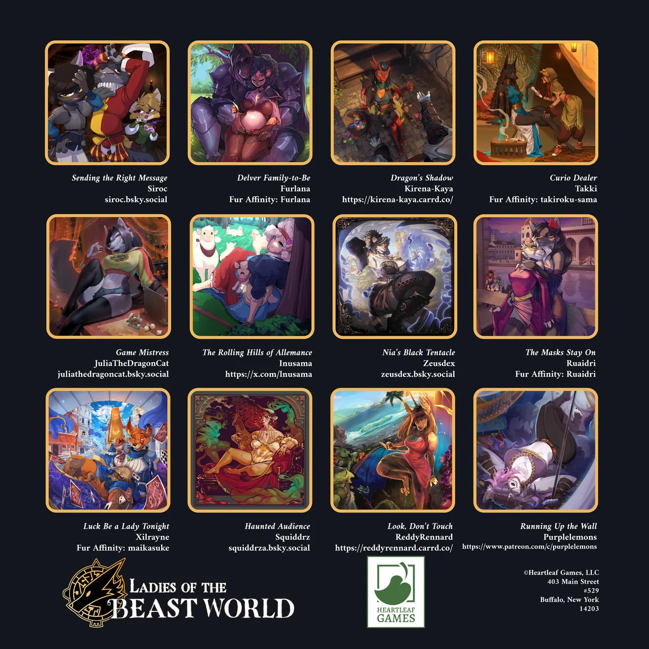 [Heartleaf games] (Various Artists) Ladies of the Beast World 2026 Feminine Calendar and Pinups (Read Disclaimer) - Page 40