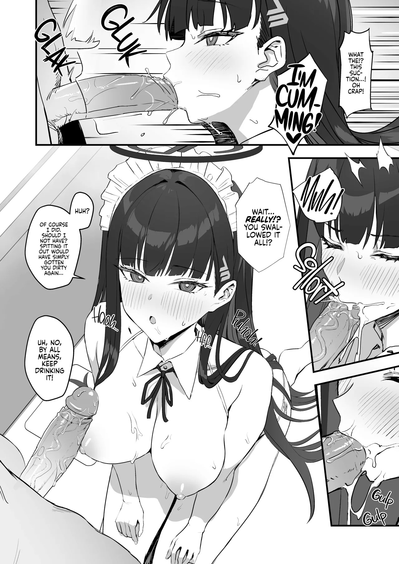 Tsukatsuki Rio no Maid Seikatsu (Blue Archive) [English] {2d-market.com} [Decensored] [Digital] - Page 12