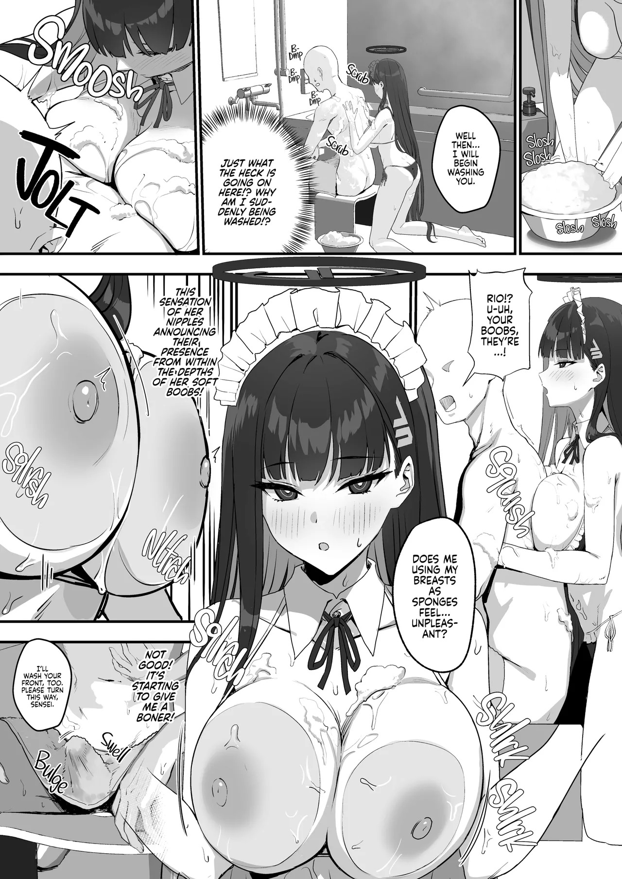 Tsukatsuki Rio no Maid Seikatsu (Blue Archive) [English] {2d-market.com} [Decensored] [Digital] - Page 9