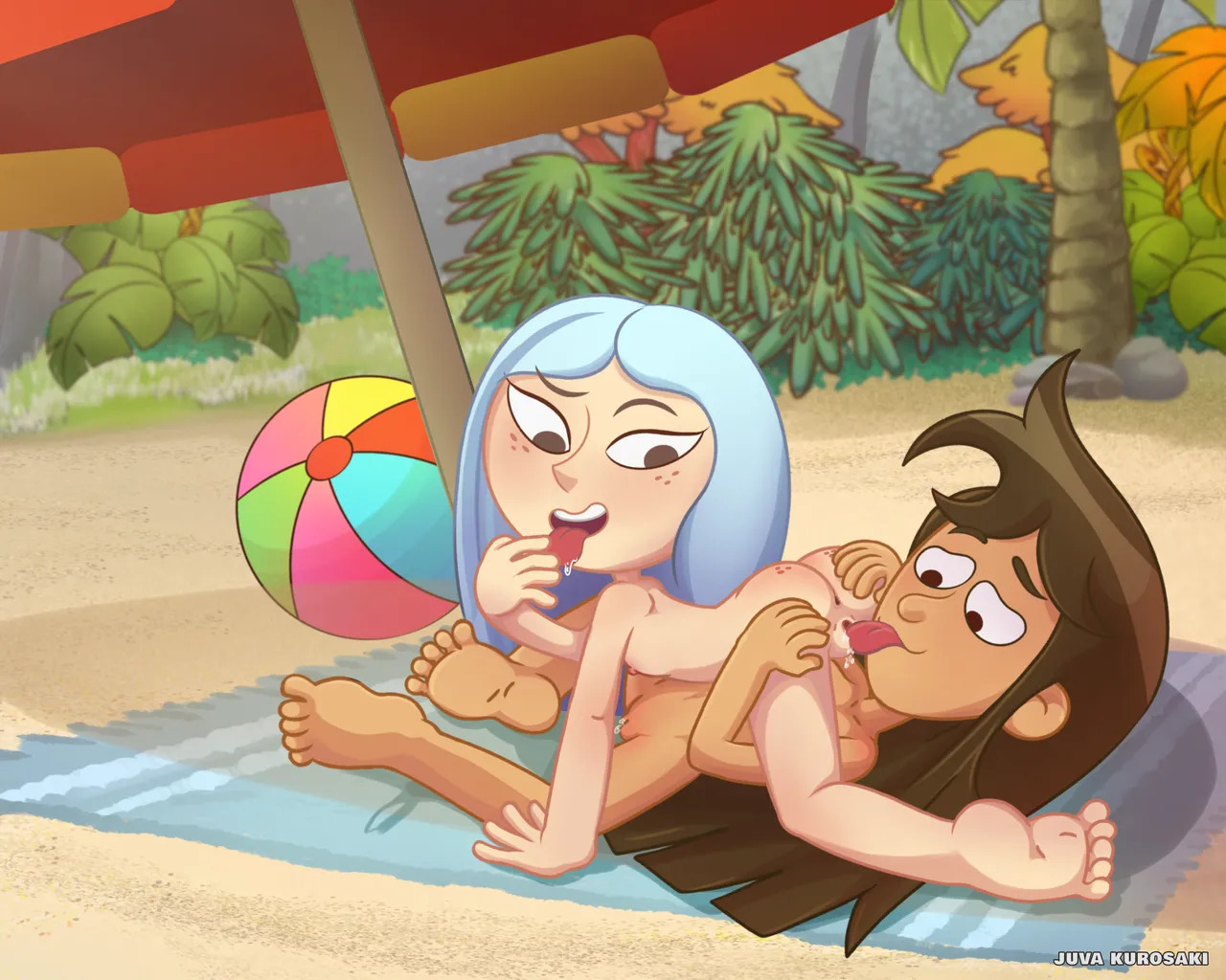 [JuvaKurosaki] Molly & Friends at the beach (The Ghost & Molly McGee) - Page 12