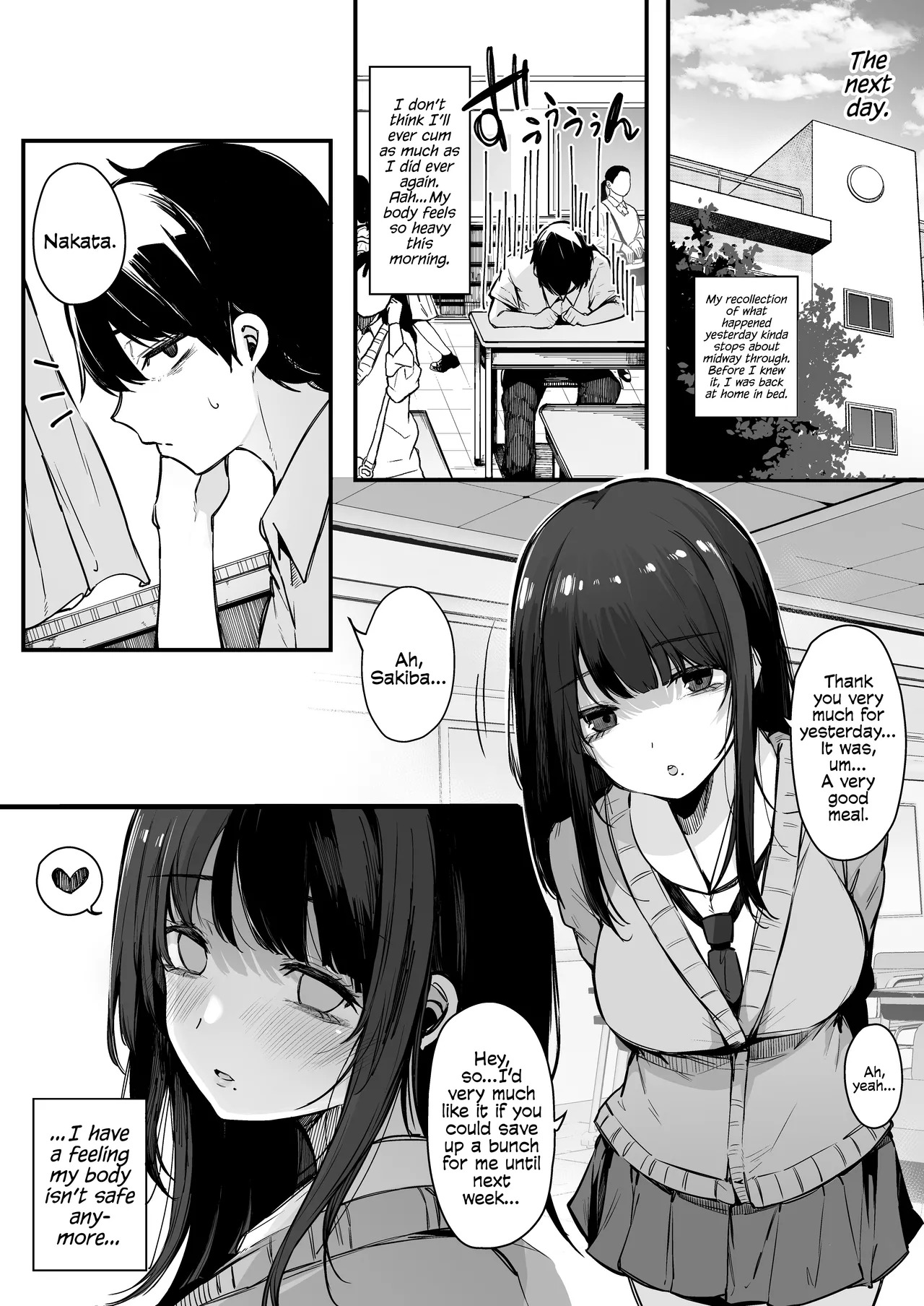 [Blossom Sphere (Sakurayu Hal)] From That Day On, The Plain Looking Succubus Tried Her Hardest TO Drain My Cum | Sono Hi kara Boku wa, Class no Jimime na Inma ni Hitasura Seieki o Shiboritorareru. [English] [Cookie Cruncher] [Digital] - Page 32