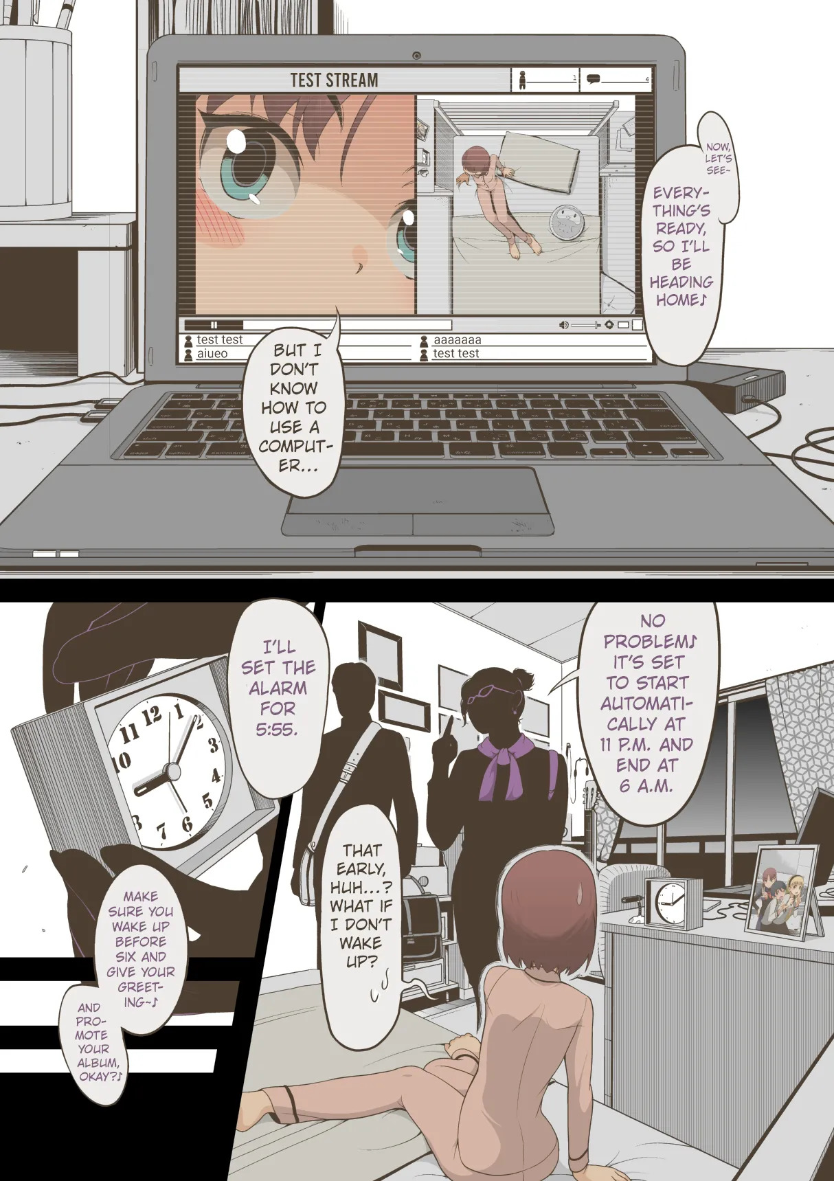 [Haiironpada] Idol Shoujo - Chijoku na Ichinichi 1 Negao Haishin Hen (Sleeping face livestream arc) [English] [Kuraudo] - Page 17