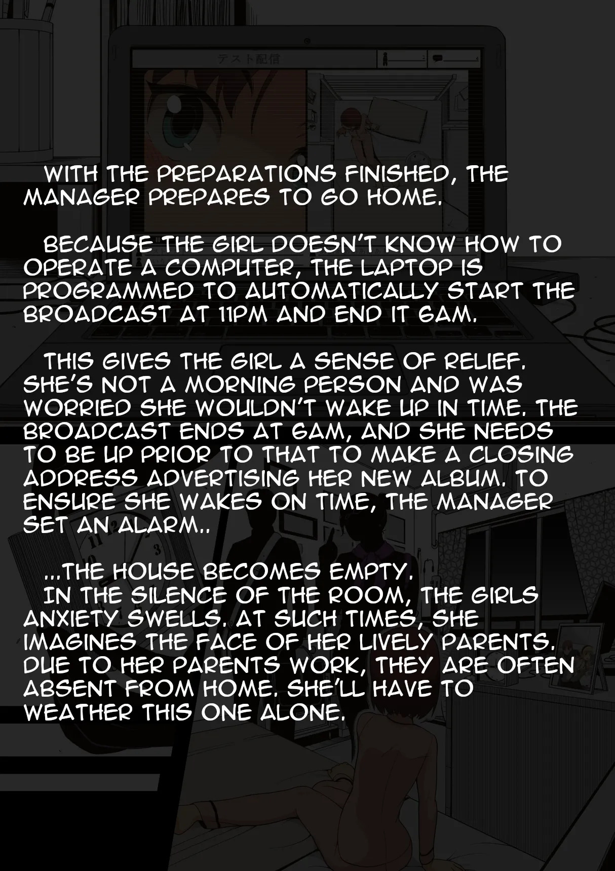 [Haiironpada] Idol Shoujo - Chijoku na Ichinichi 1 Negao Haishin Hen (Sleeping face livestream arc) [English] [Kuraudo] - Page 18