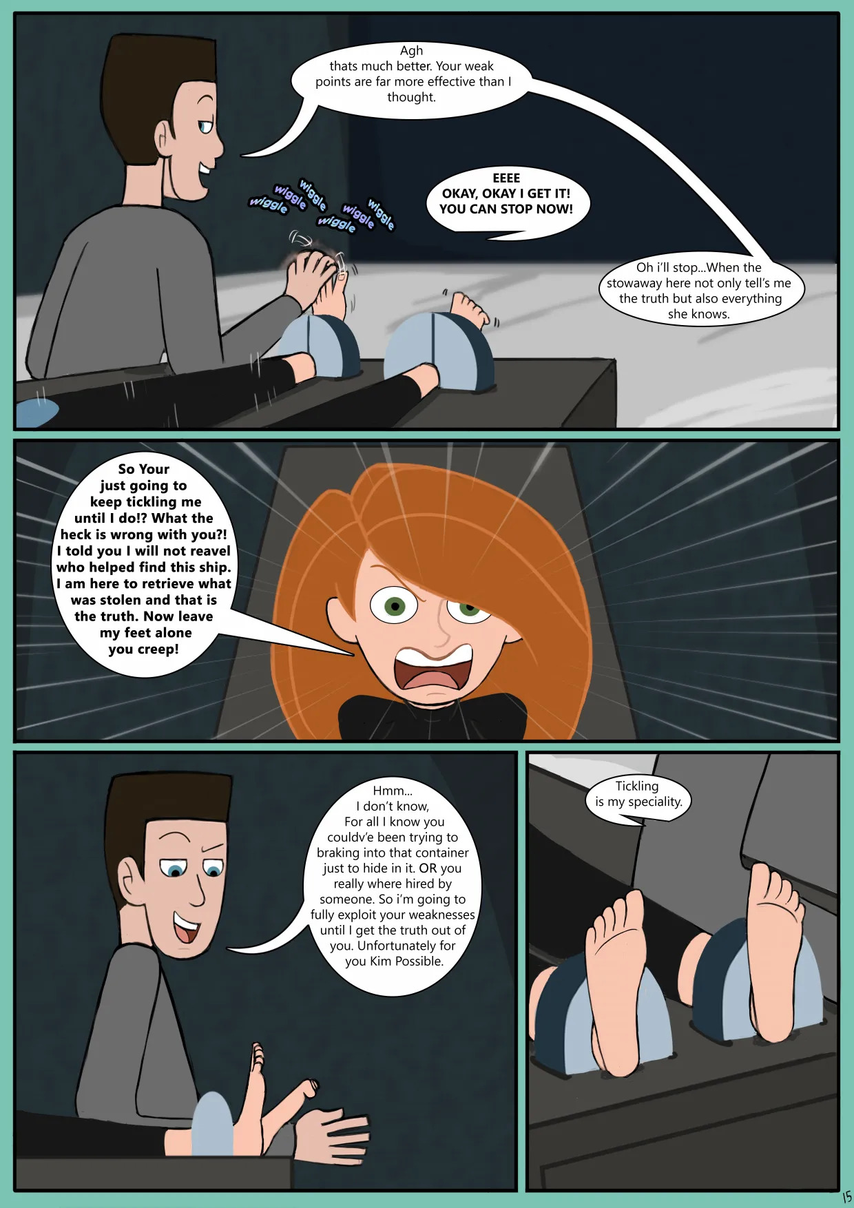 Kenzoe64 - Kim Possible A Mistaken Stowaway - Page 16